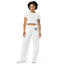 Load image into Gallery viewer, Billionaire Bey unisex wide-leg pants / White