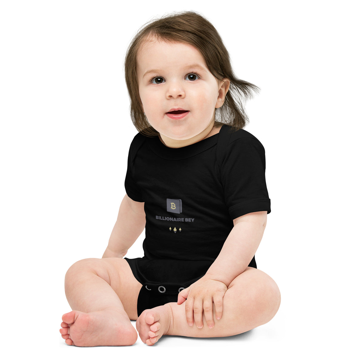 Ja-Pan (Black Text) Baby Short Sleeve One Piece