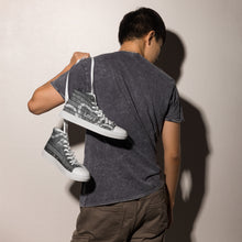 Load image into Gallery viewer, Men’s high top canvas shoes