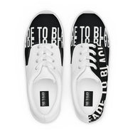 Men’s lace-up canvas shoes