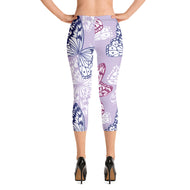 Billionaire Bey Capri Leggings / Butterfly