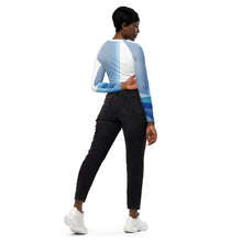 Load image into Gallery viewer, Recycled long-sleeve crop top