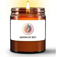 Load image into Gallery viewer, Natural Wax Candle in Amber Jar (9oz) Lavender Fields