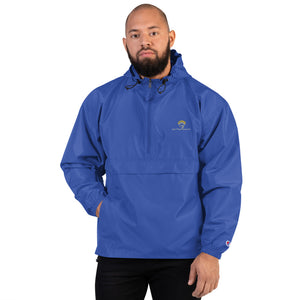 Just Think About It! Embroidered Champion Packable Jacket