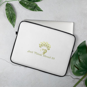 Just Think About It! Laptop Sleeve