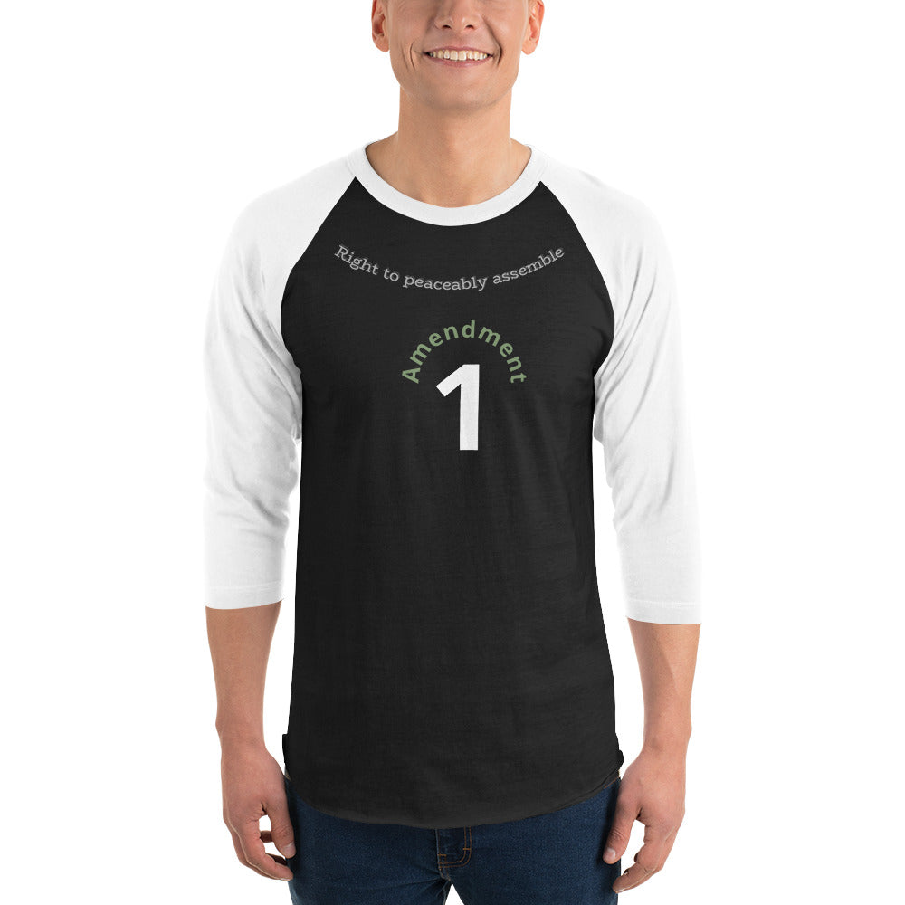 3/4 sleeve raglan shirt