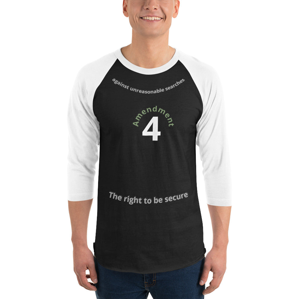 3/4 sleeve raglan shirt
