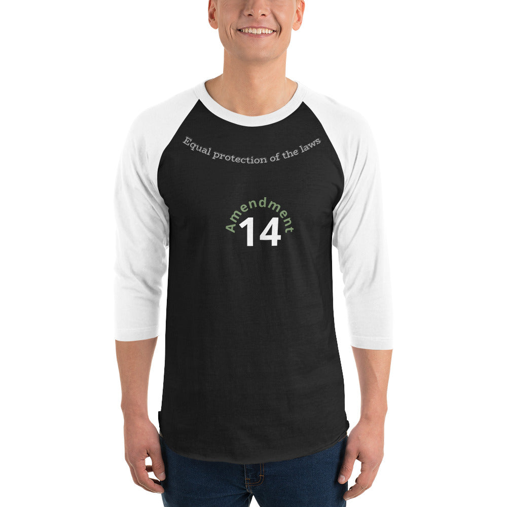 3/4 sleeve raglan shirt