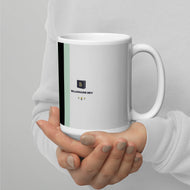 White glossy mug